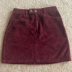 Maroon skirt, size 3, from hollister